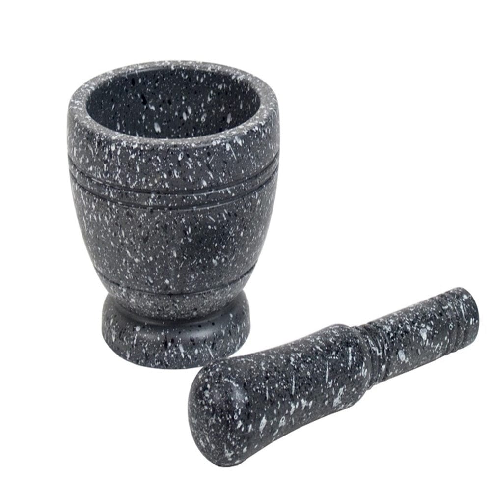 Alpha 55 Mortier et pilon en plastique effet granit