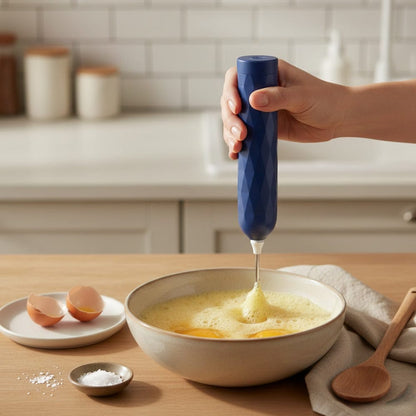 Alpha 55 Mousseur à lait manuel avec manche – Simple et efficace