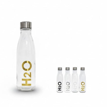 Alpha 55 Moyen Bouteille en Verre H2O – Pureté & Design Épuré