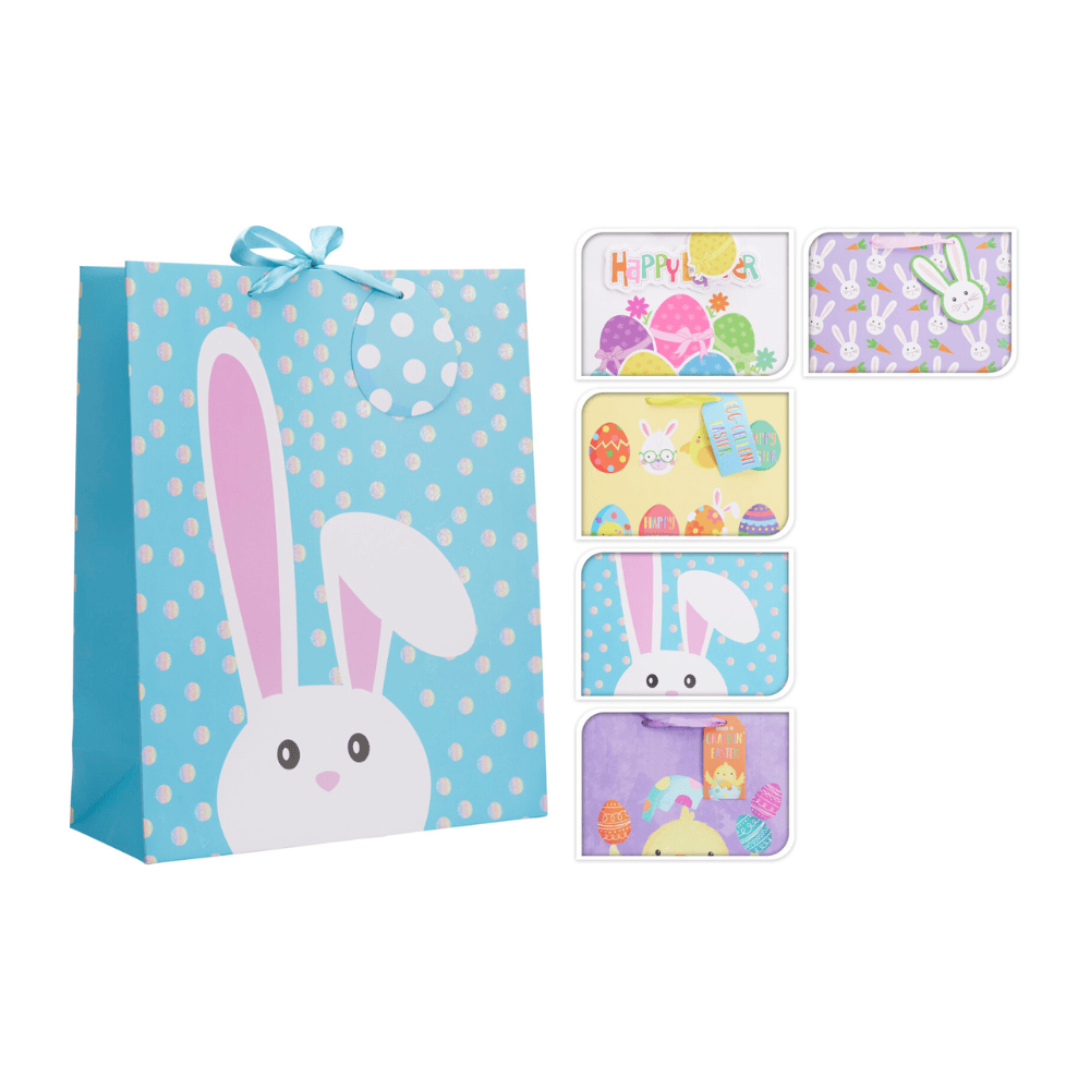 Alpha 55 Moyen Cadeau imprimé avec poignée ruban – Sac cadeau