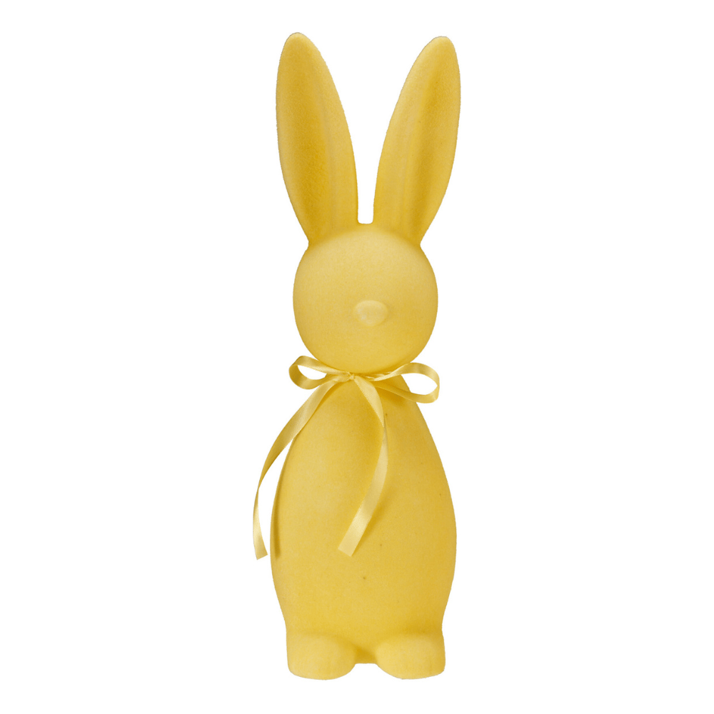 Alpha 55 Moyen Lapin debout avec nœud satin – Déco Pâques