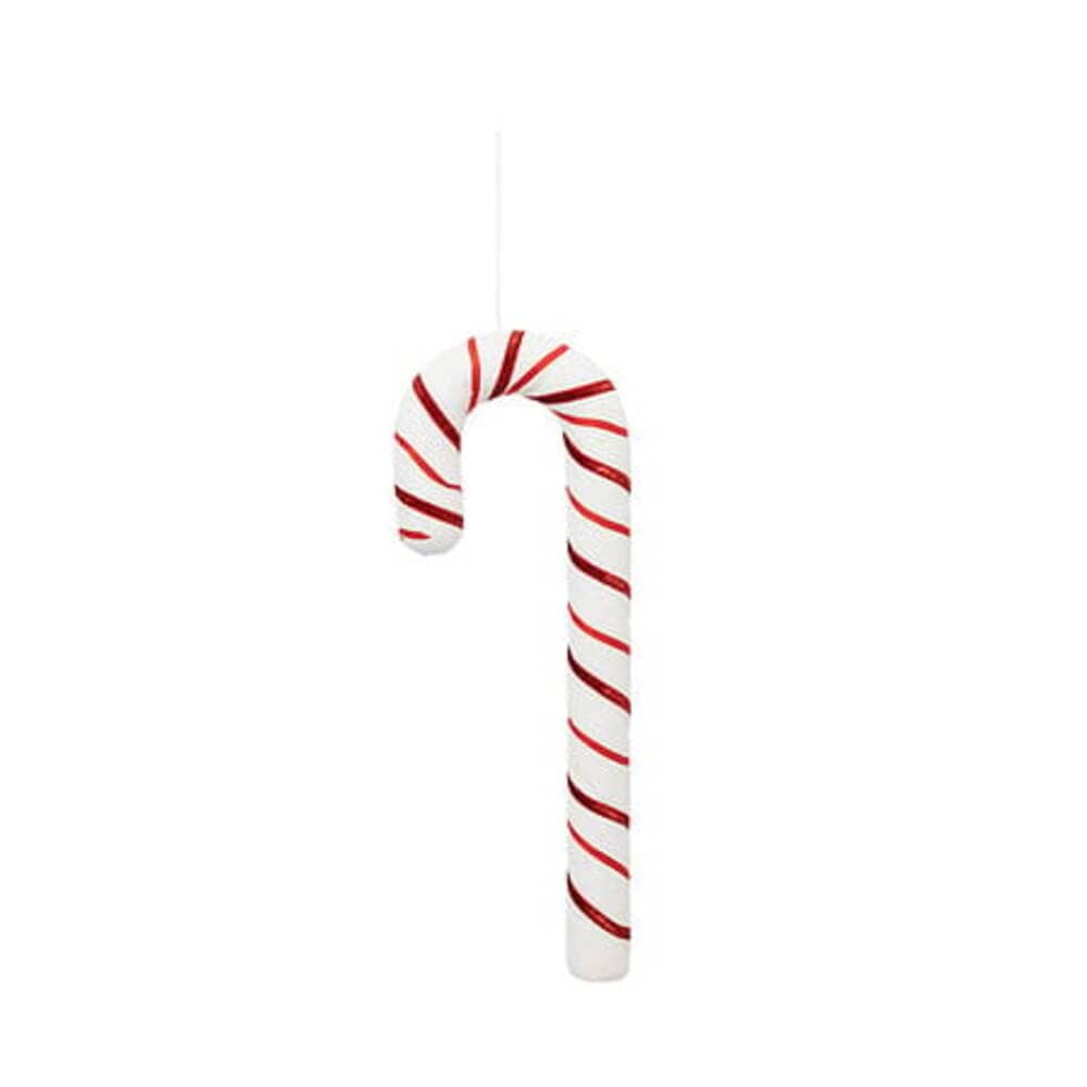 Alpha 55 Moyen Sujet sucre d’orge rouge et blanc – Déco Noël