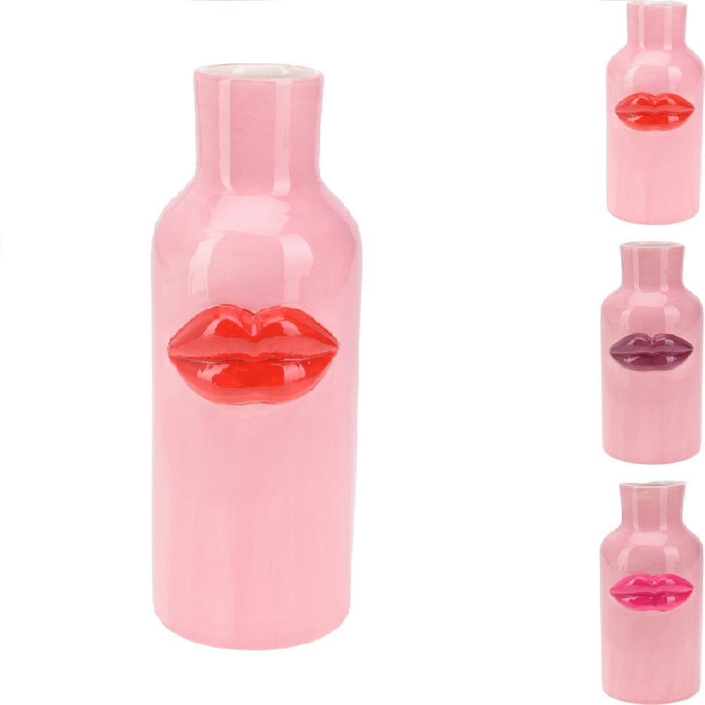 Alpha 55 Moyen Vase en céramique en forme de lèvres