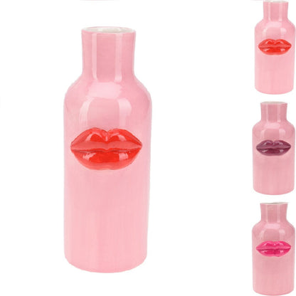 Alpha 55 Moyen Vase en céramique en forme de lèvres