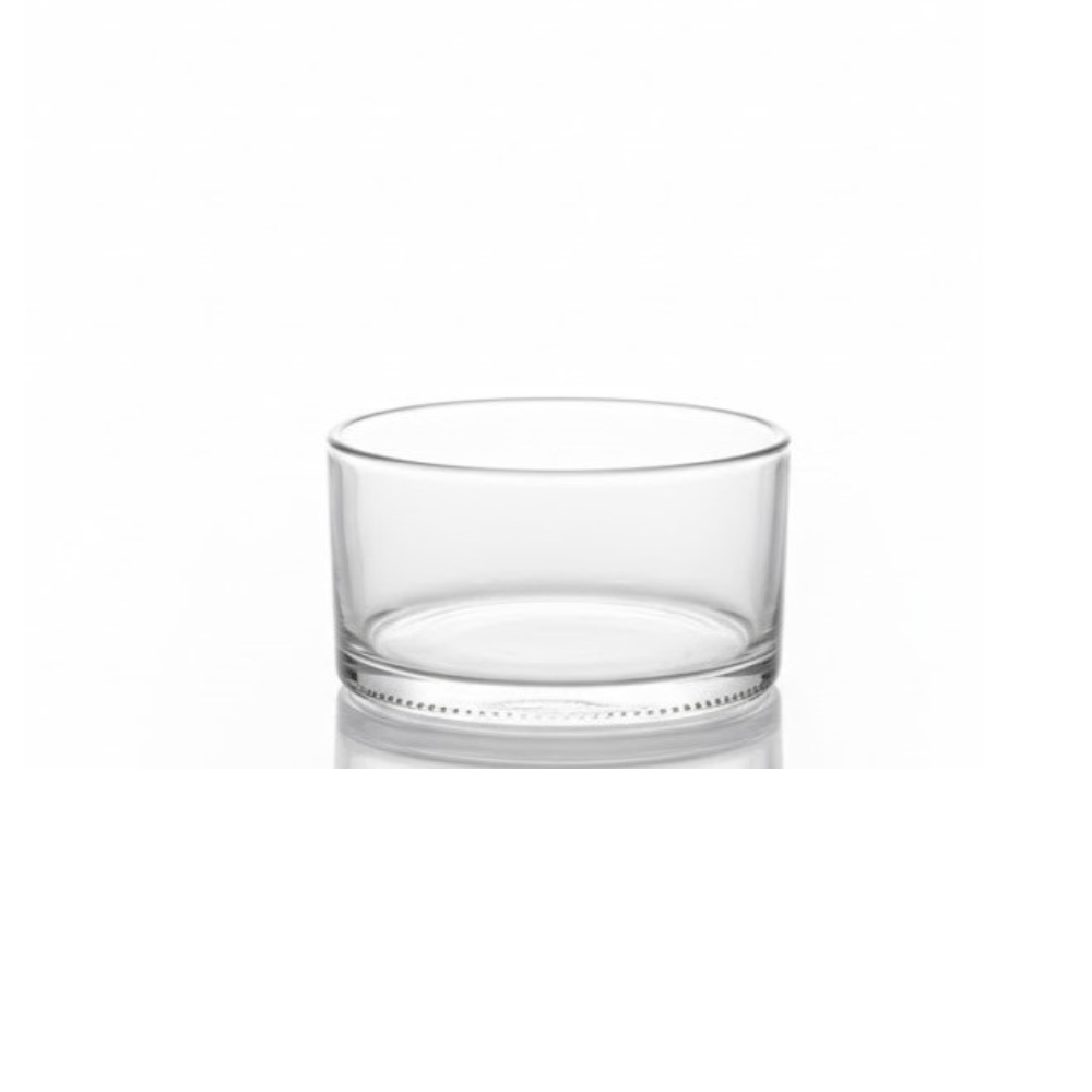 Alpha 55 Moyen Vase Rond Bas en Verre – Simple & Élégant