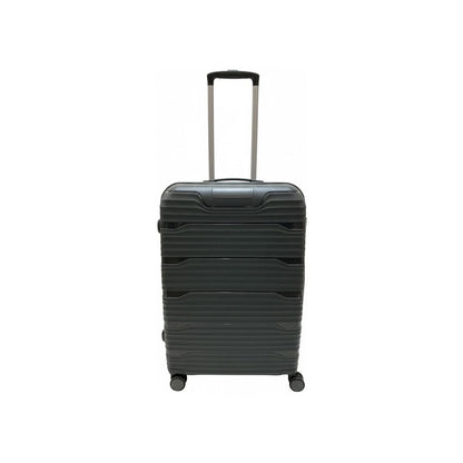 Alpha 55 Moyenne Trolley noir 8 roues – Valise élégante et résistante