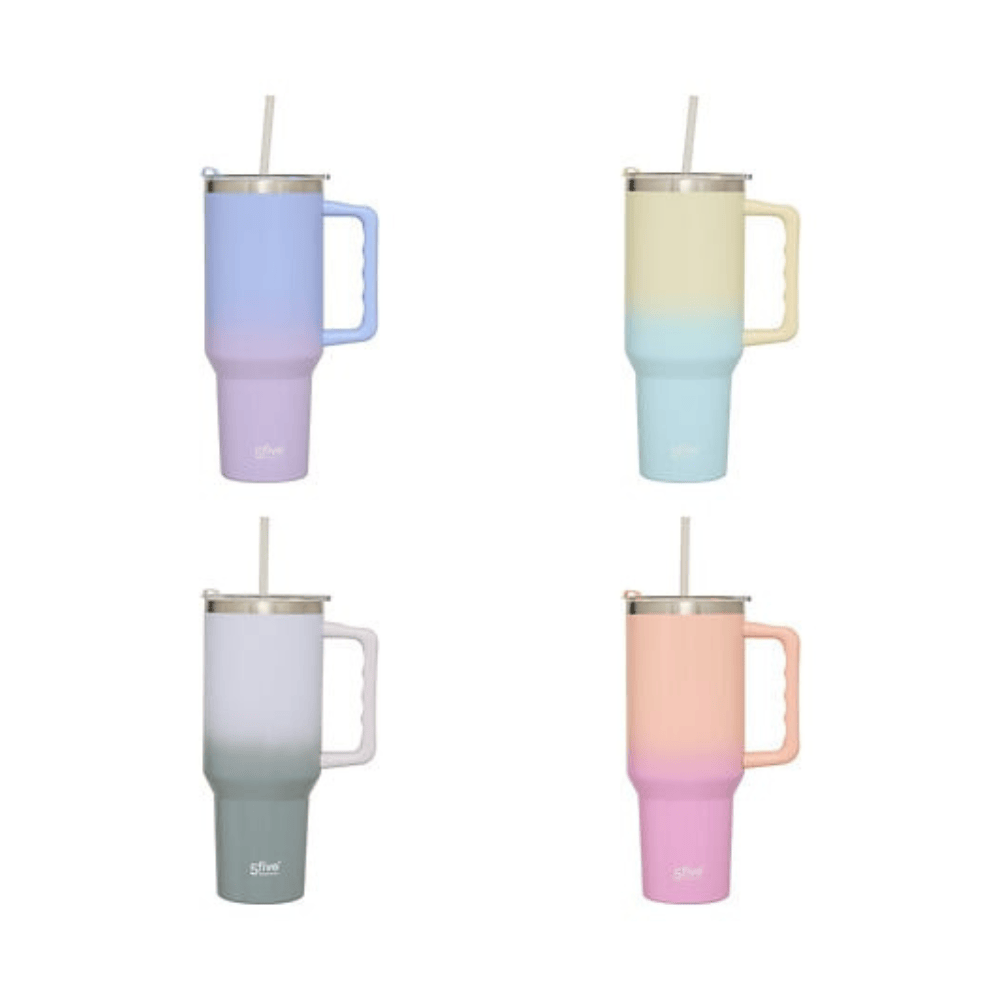 Alpha 55 Mug Isotherme en Inox Tie'n Dye 1,2 L avec Poignée