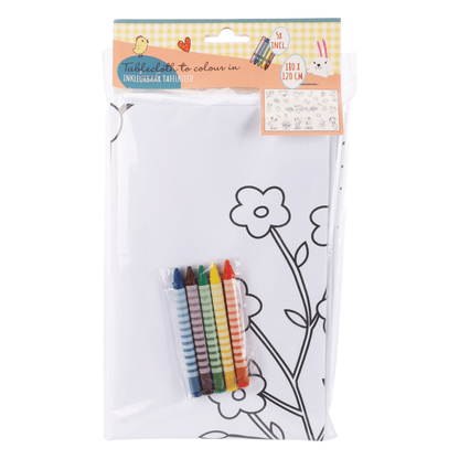 Alpha 55 Nappe à colorier avec 5 crayons – Activité enfants