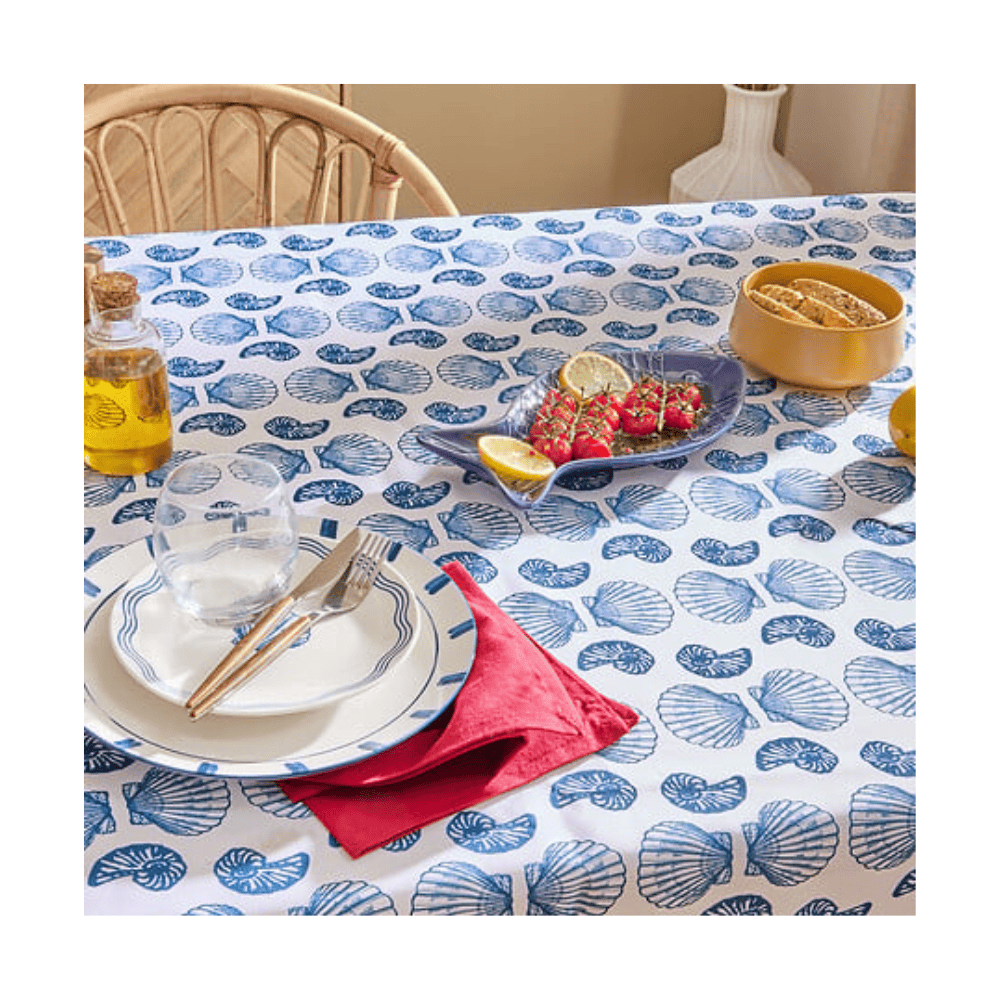 Alpha 55 Nappe anti-tache imprimé Oceania pratique