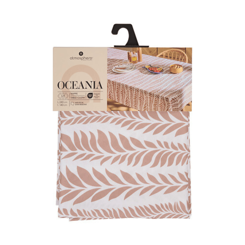 Alpha 55 Nappe Anti-Tâche Océania Terracotta Élégante