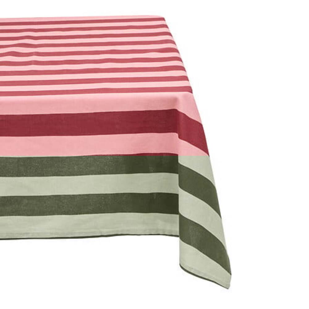 Alpha 55 Nappe Chéri en coton rouge carmin – Élégante & imprimée