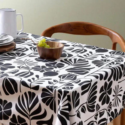 Alpha 55 Nappe De Table Imprimée "twisted Lime"