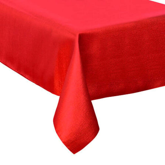 Alpha 55 Nappe Nappe pailletée rouge – Table festive élégante