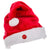 Alpha 55 Noël, accessoires : Bonnet de père-noël musical rouge 41 x 20 cm