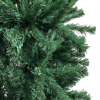 Alpha 55 Noël, déco à poser : Arche de sapin avec 2 pieds en métal vert 150 x 30 x 240 Cm