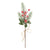 Sapin de Noël, déco : Branche de baies rouge et vert 9 x 6 x 20 cm - Alpha55