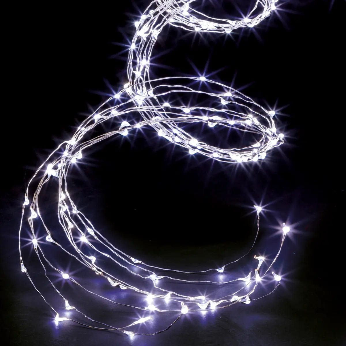 Noël, déco lumineuse : Cascade extérieure "copper lux" 2m 400 led blanc-froid