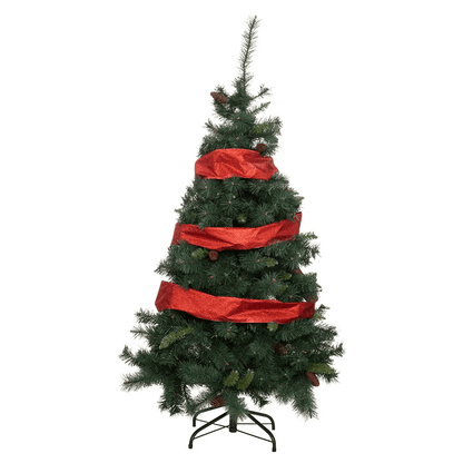 Alpha 55 Noël déco : Ruban rouge 500 x 12 cm