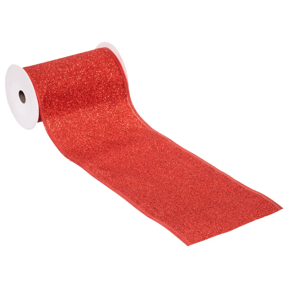 Alpha 55 Noël déco : Ruban rouge 500 x 12 cm