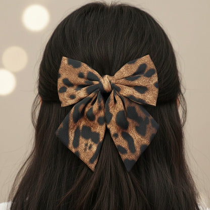 Alpha 55 Nœud tissu animal – Accessoire cheveux tendance