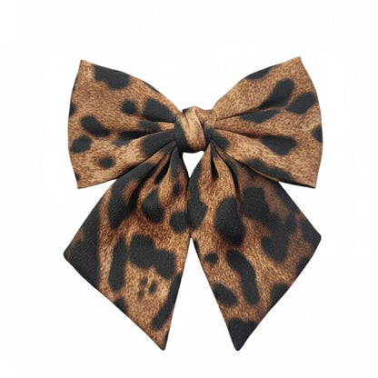 Alpha 55 Nœud tissu animal – Accessoire cheveux tendance