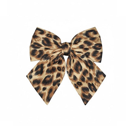 Alpha 55 Nœud tissu animal – Accessoire cheveux tendance