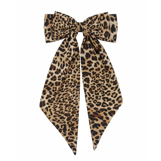 Alpha 55 Nœud tissu double animal – Accessoire cheveux tendance