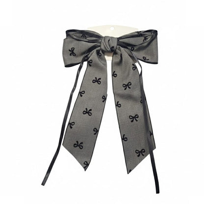 Alpha 55 Nœud tissu double nœuds – Accessoire cheveux élégant
