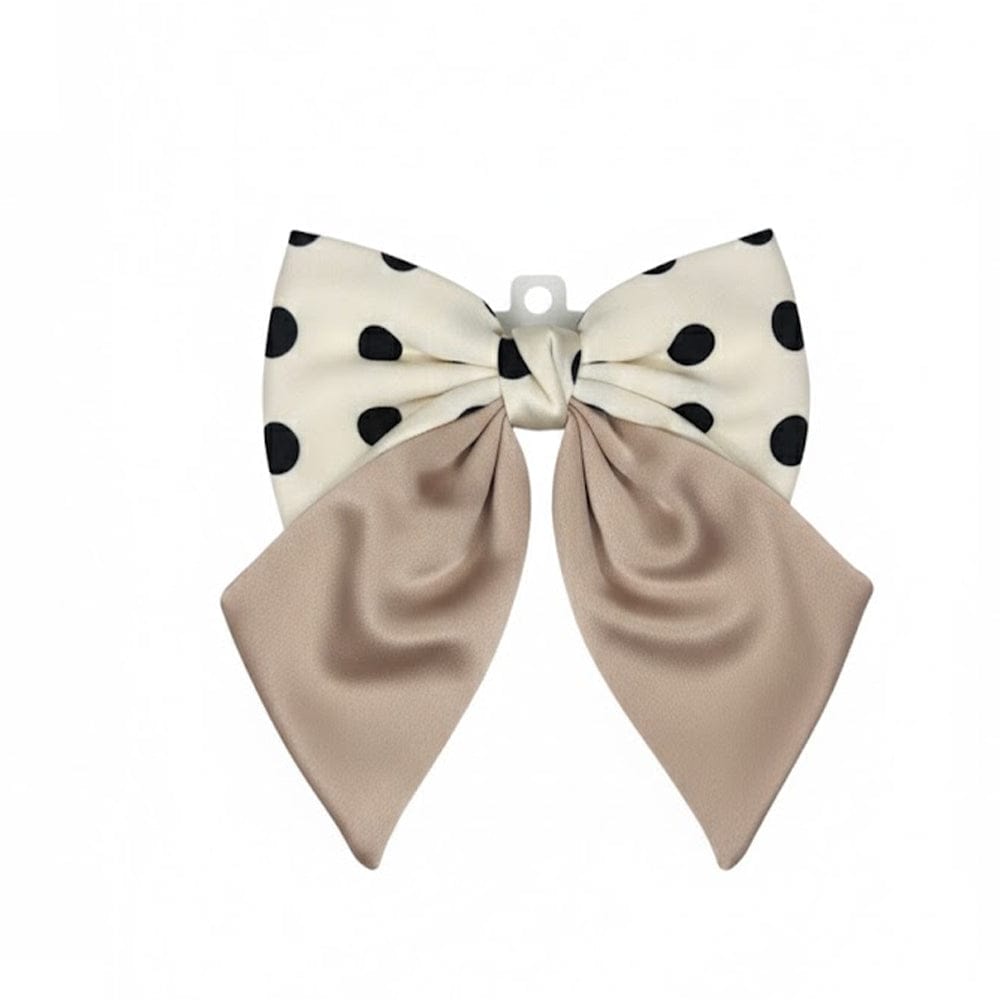 Alpha 55 Nœud tissu pois – Accessoire cheveux rétro chic