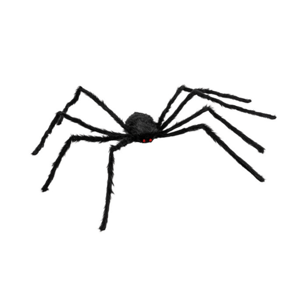 Alpha 55 Noir Araignée Poilue 125 cm – Décoration Halloween