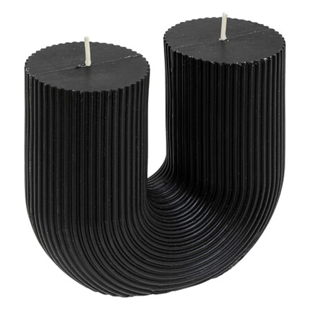 Alpha 55 Noir Bougie U Demi – Design Moderne & Élégant