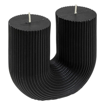 Alpha 55 Noir Bougie U Demi – Design Moderne & Élégant