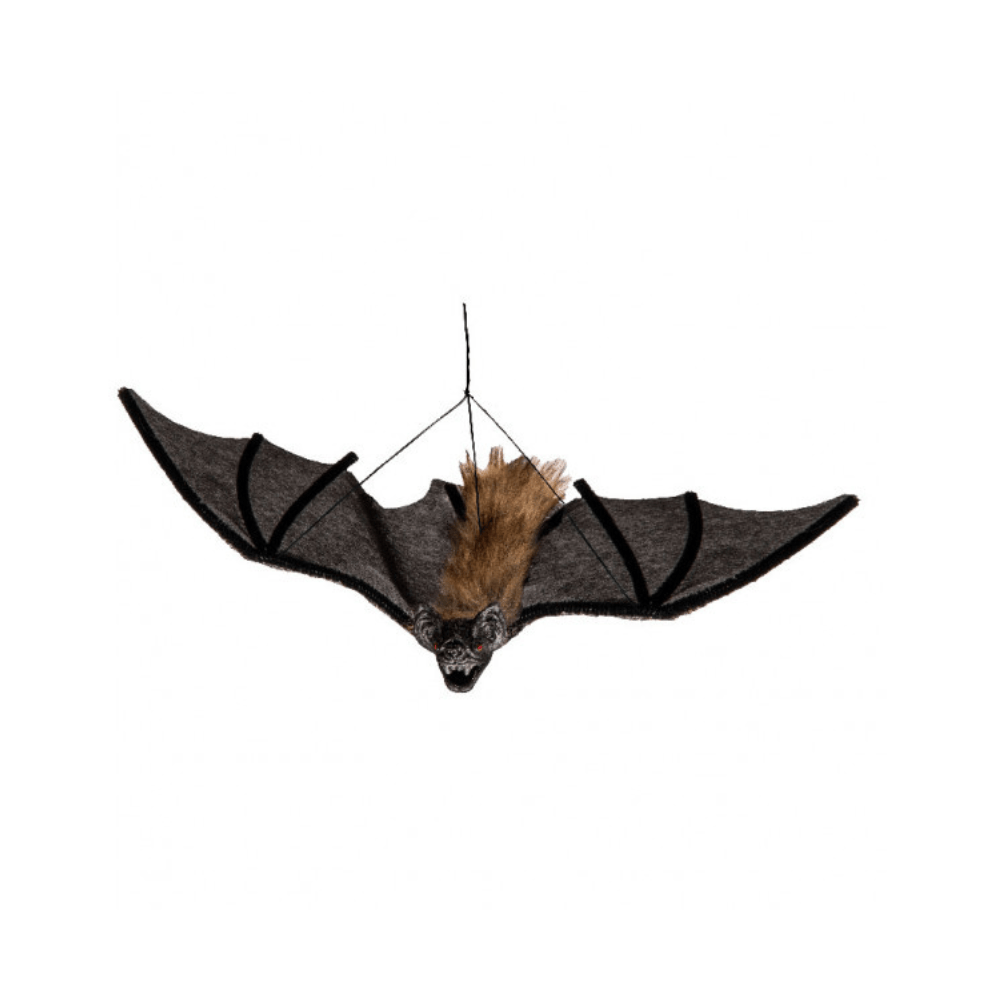 Alpha 55 Noir Chauve-Souris Poilue 40 cm – Décoration Halloween