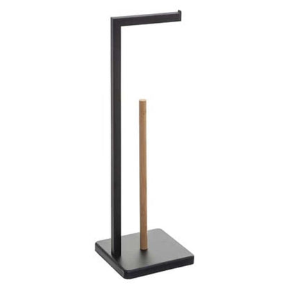 Alpha 55 Noir Dérouleur avec réserve pour papier WC