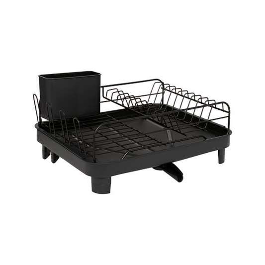 Alpha 55 Noir Égouttoir 1 Niveau Extensible Black Edition – Métal Noir