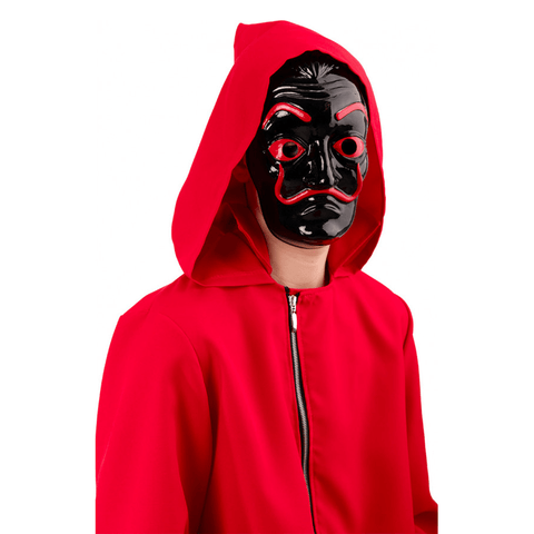 Alpha 55 Noir et rouge Halloween masque Dali