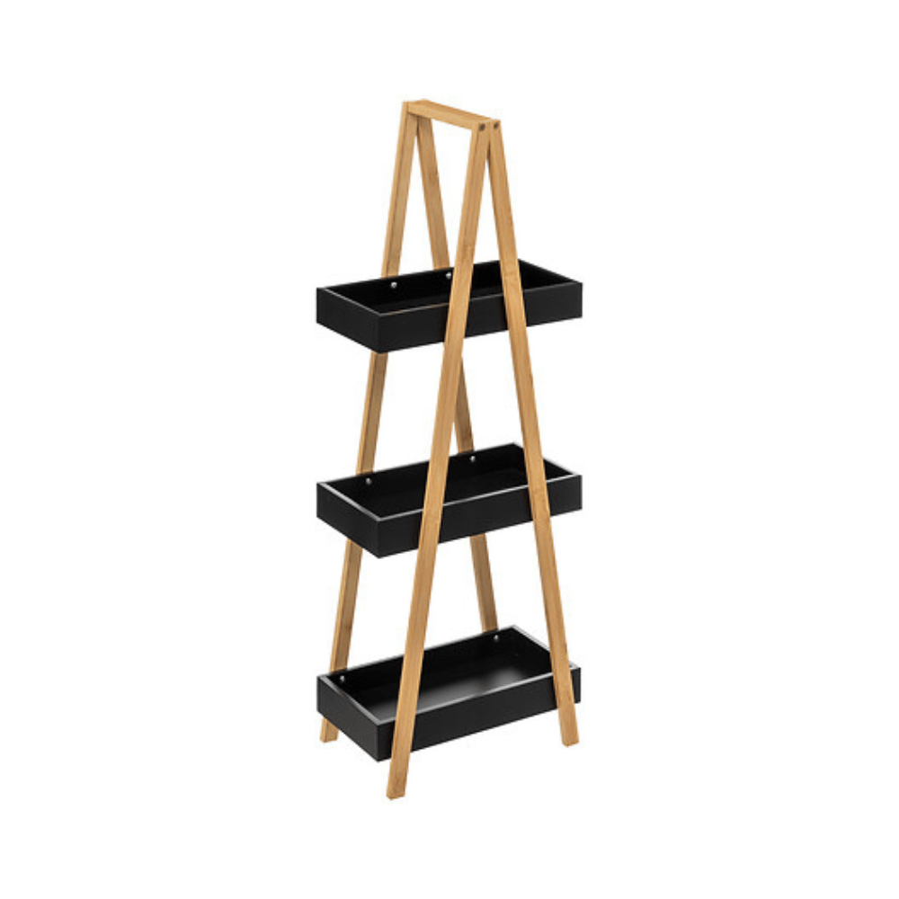 Alpha 55 Noir Étagère 3 niveaux "Natureo" blanc rangement
