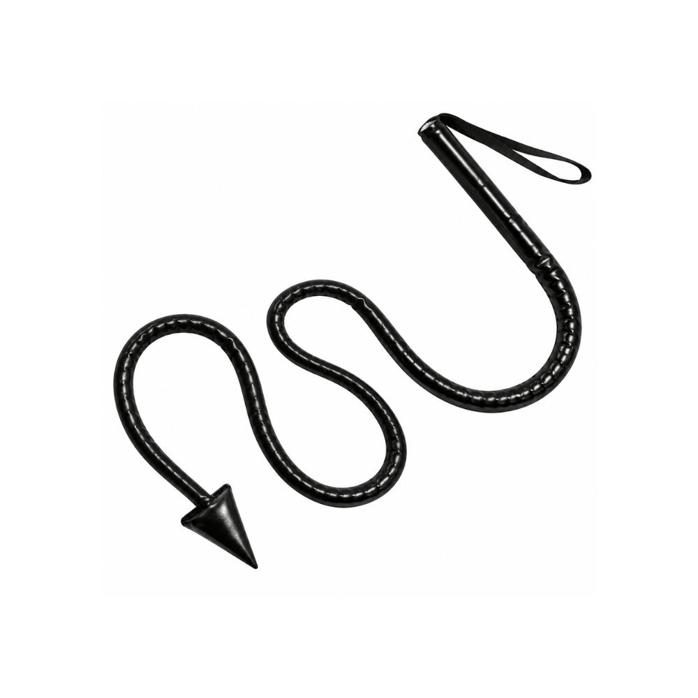 Alpha 55 Noir Fouet Queue de Diable – Accessoire Halloween