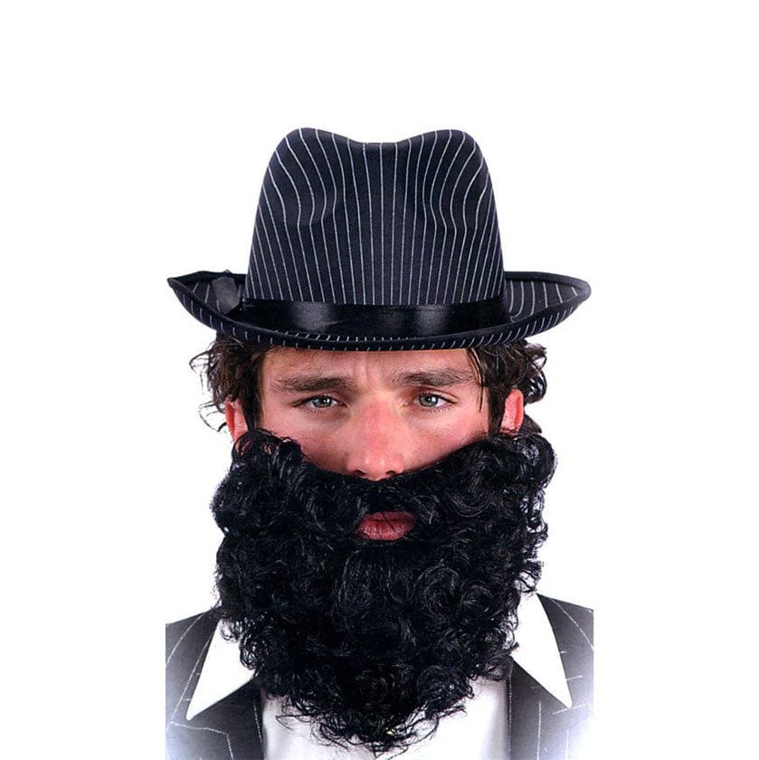 Alpha 55 Noir Halloween accessoires, barbe 18 cm noir