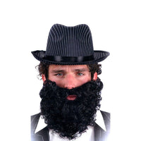 Barbe Noire 18 cm Accessoire Halloween