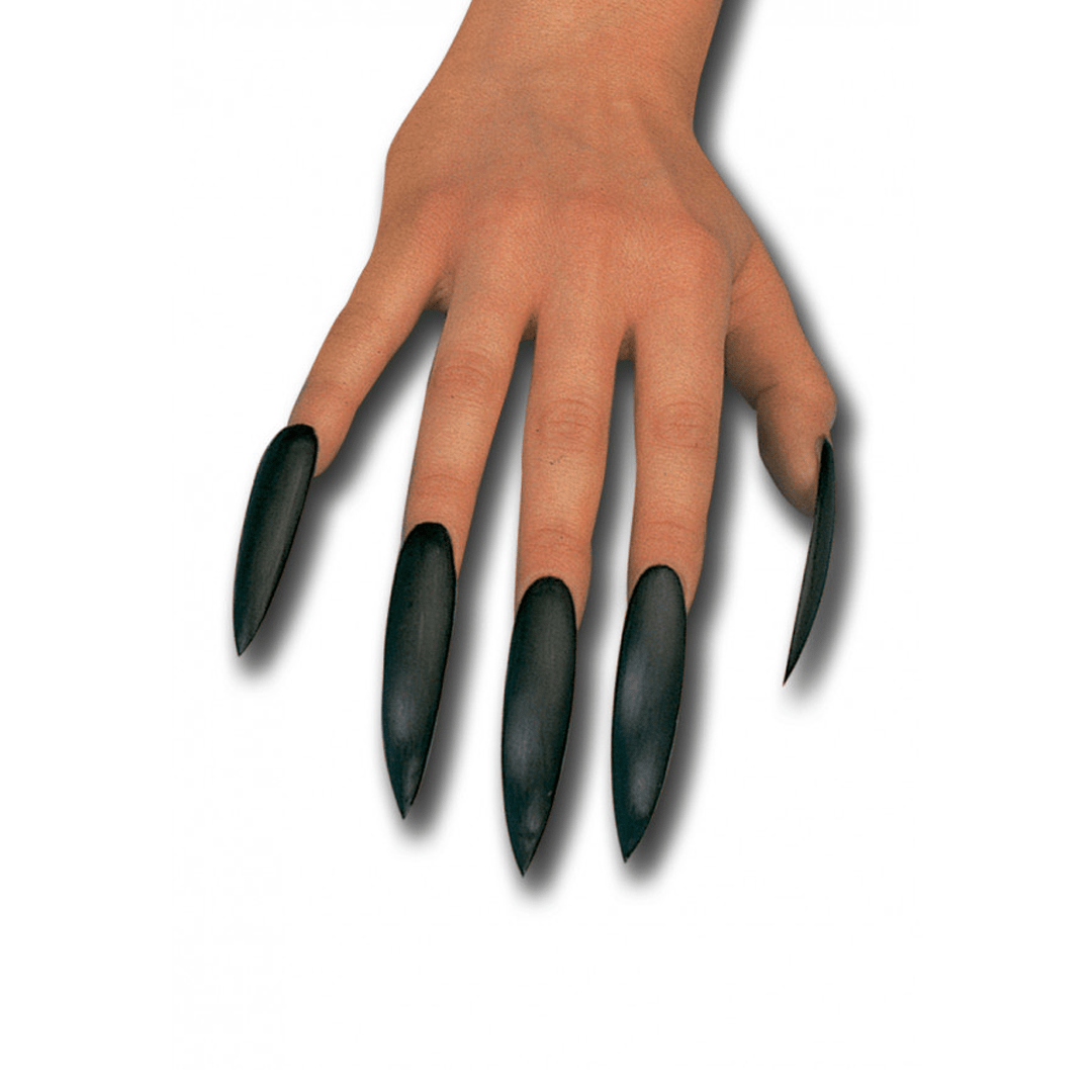 Alpha 55 Noir Halloween accessoires, faux-ongles 6 cm
