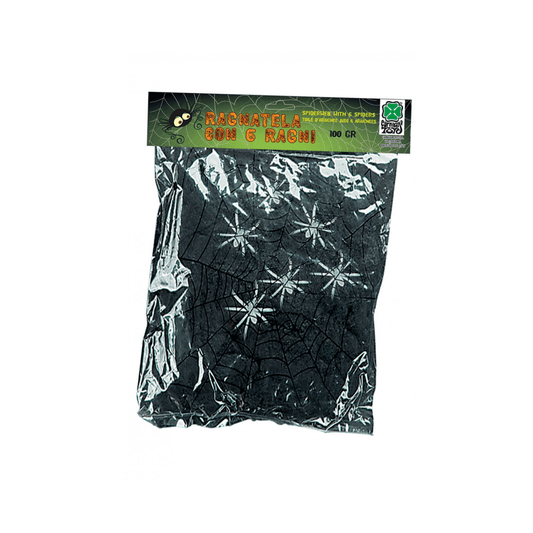 Alpha 55 Noir Halloween déco , toile d'araignée 100g