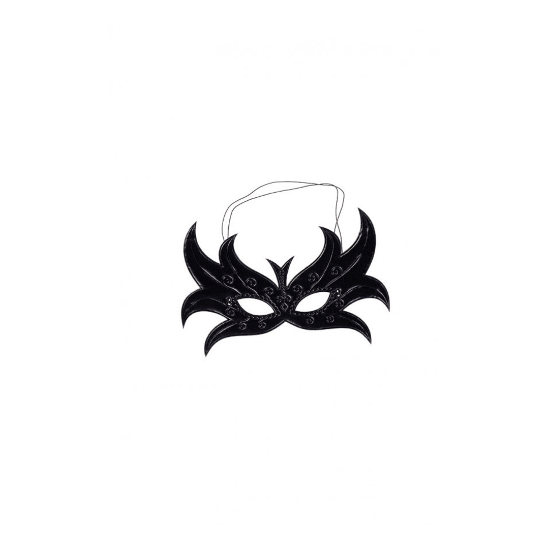 Alpha 55 Noir Halloween masque Venise flammes