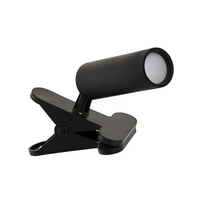 Alpha 55 Noir Lampe LED à Pince USB 20 cm Rechargeable