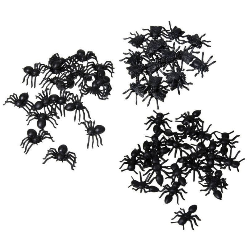 Alpha 55 Noir Lot de 100 mini araignées