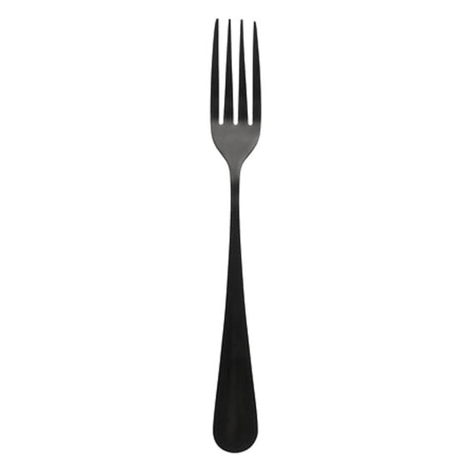 Alpha 55 Noir Lot de 4 fourchettes en Inox