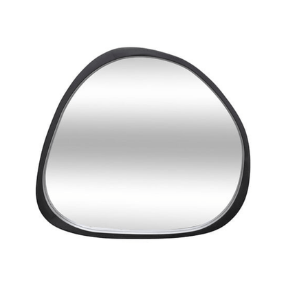 Alpha 55 Noir Miroir mural Wayne noir design élégant