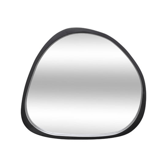 Alpha 55 Noir Miroir mural Wayne noir design élégant