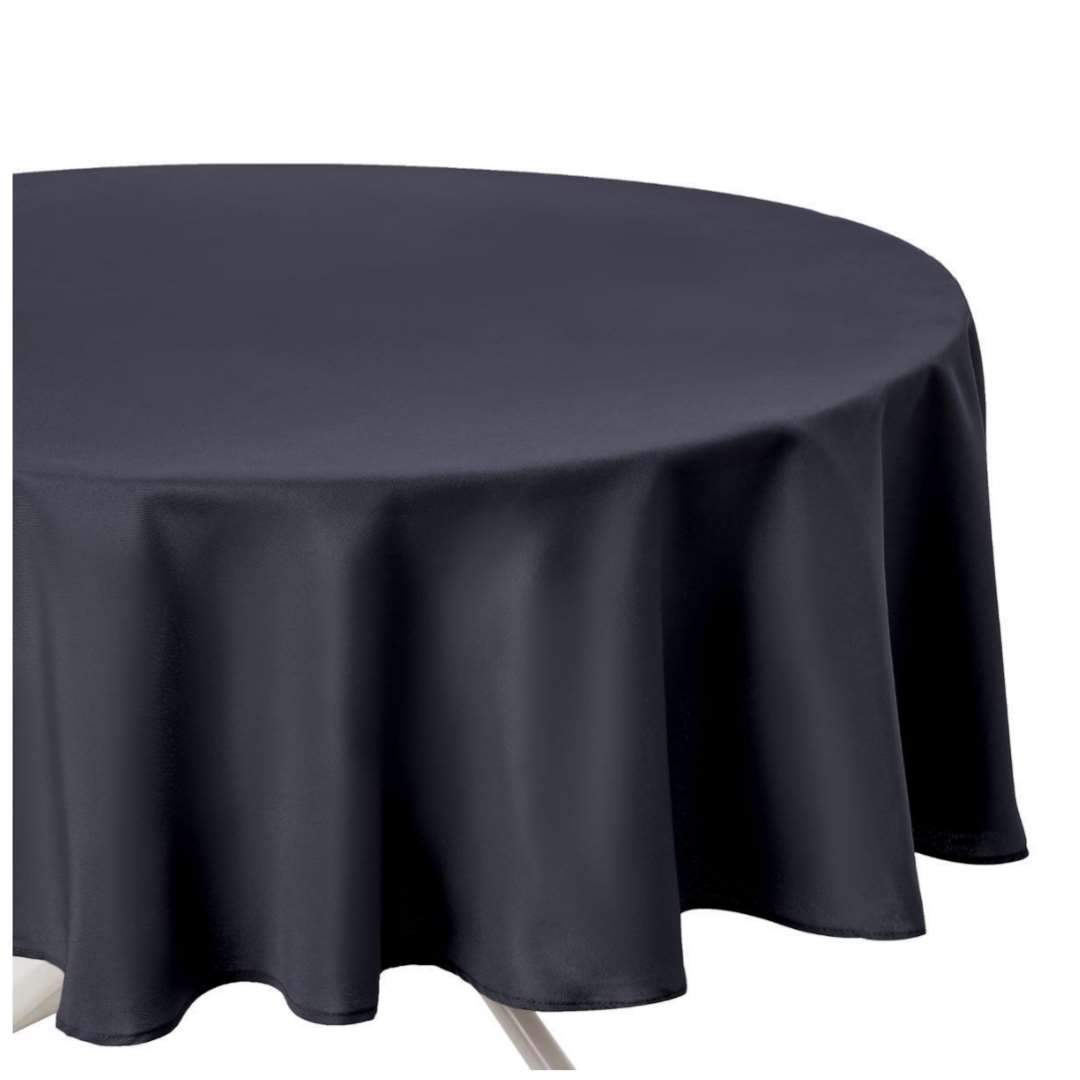 Alpha 55 Noir Nappe anti-tâche  D180 cm