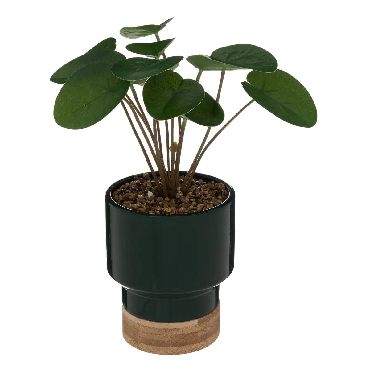 Alpha 55 Noir Plante Artificielle en Pot Céramique